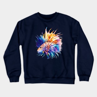 Sea Creature Watercolor Style - AI Art Crewneck Sweatshirt